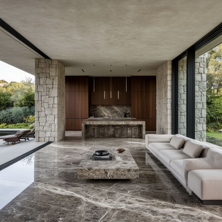 Интерьеры из камня