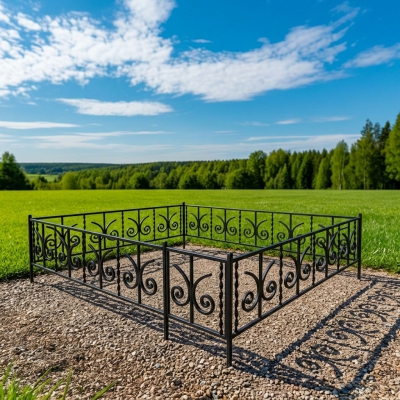 Ограды из профильной трубы