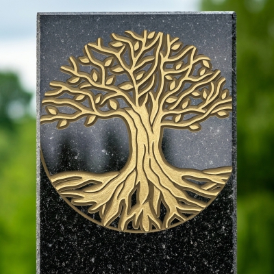 Металлический декор на памятник