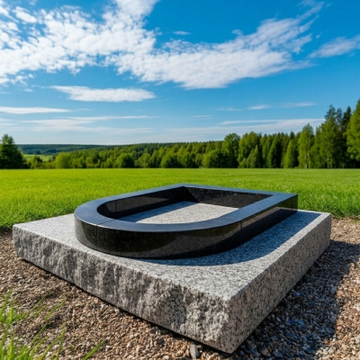 Гранитные цветники