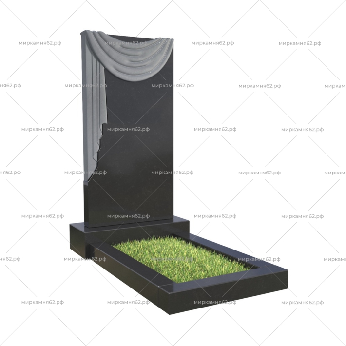 Памятник вертикальный с цветником С-21