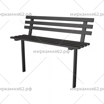 Лавочка металлическая № 2