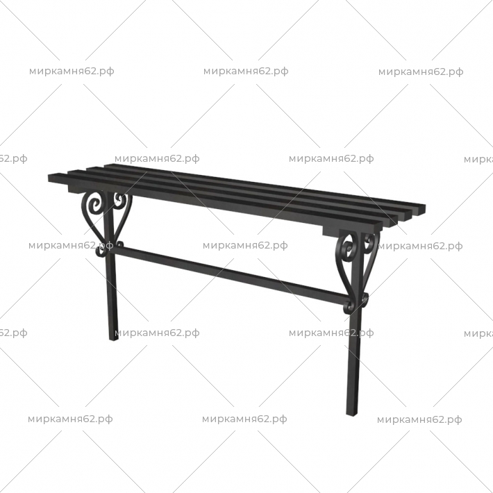 Лавочка металлическая № 5