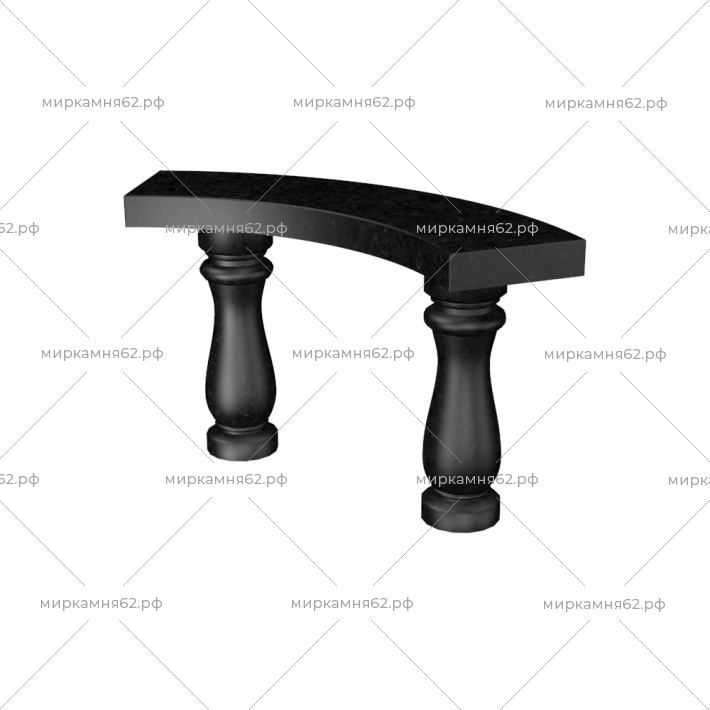 Лавочка каменная № 20