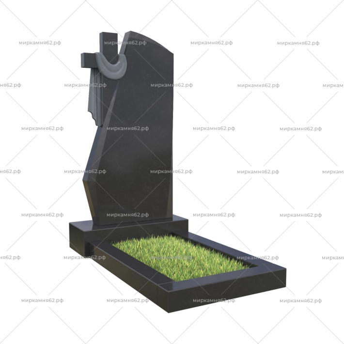 Памятник вертикальный с цветником С-32