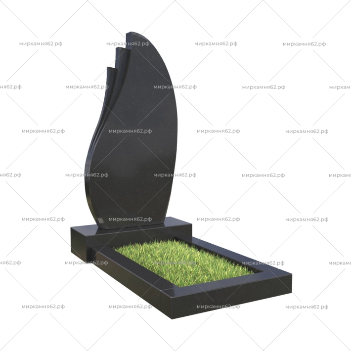 Памятник вертикальный с цветником С-15