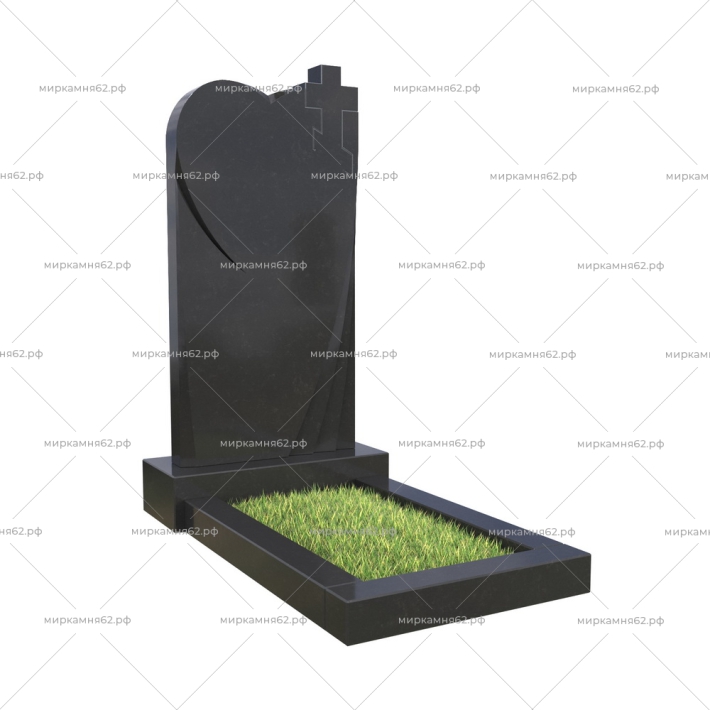 Памятник вертикальный с цветником С-35