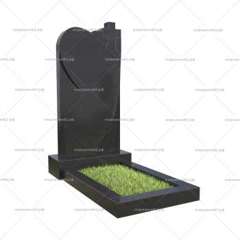 Памятник вертикальный с цветником С-35