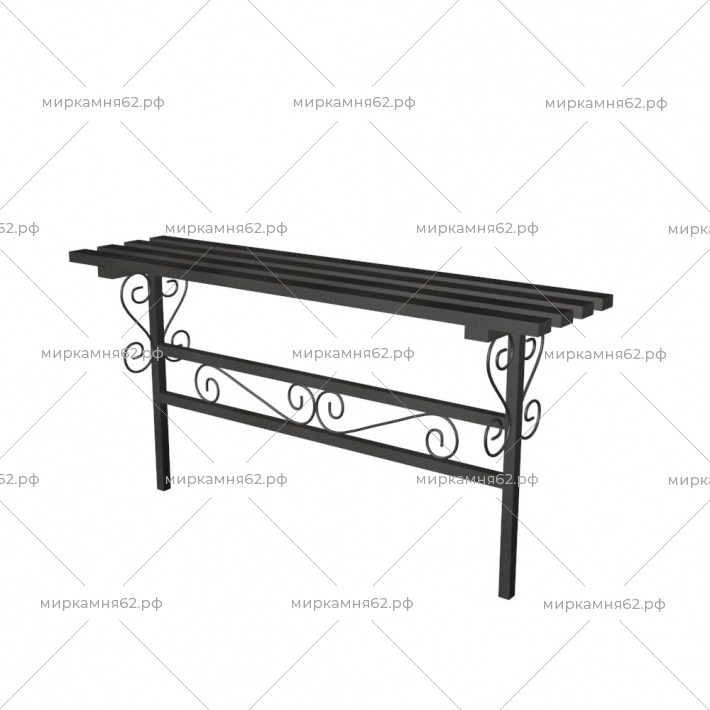 Лавочка металлическая № 9