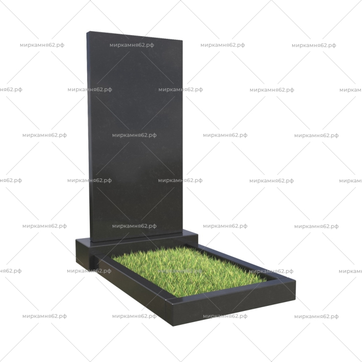 Памятник вертикальный с цветником