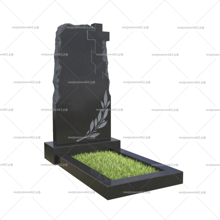 Памятник вертикальный с цветником С-31