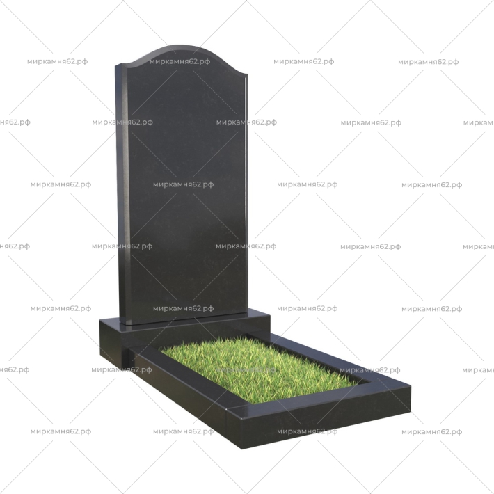 Памятник вертикальный с цветником С-6