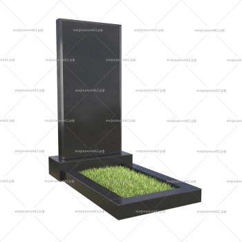 Памятник вертикальный с цветником С-1