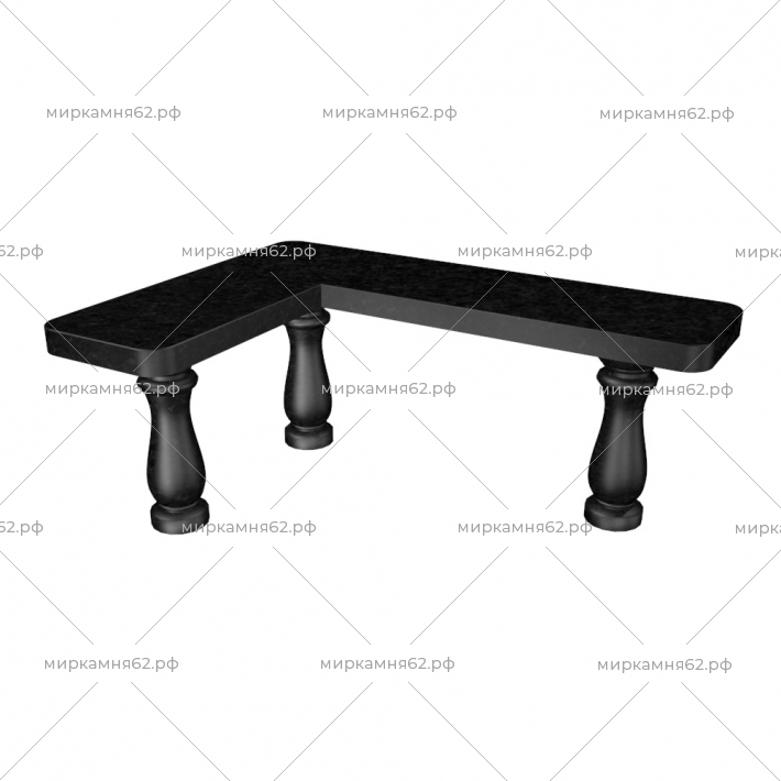 Лавочка каменная № 31